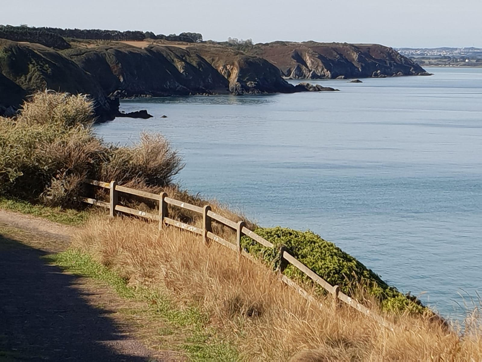 Cliffs 1 km from the gîte