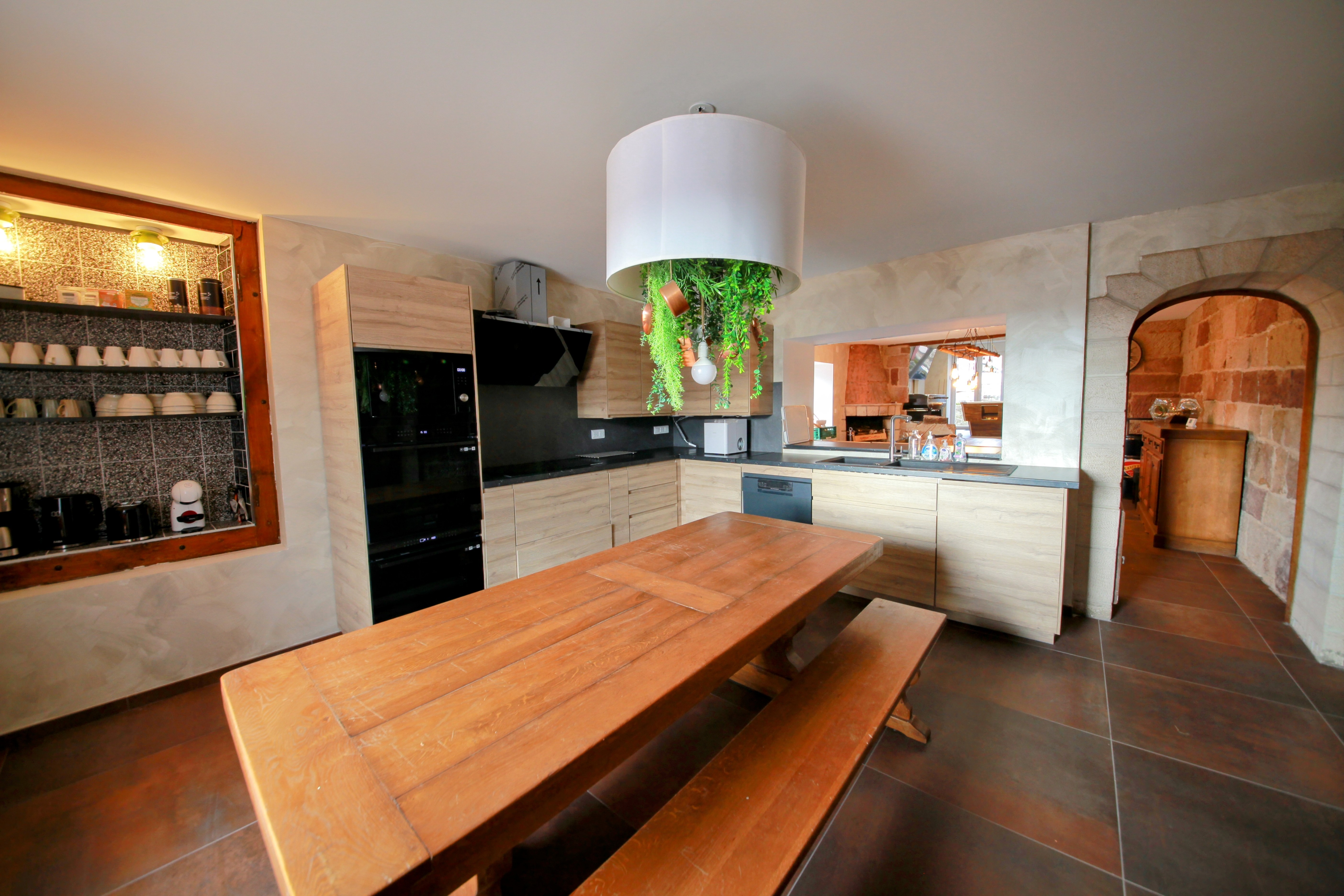 Cuisine toute équipée - La Ferme à Gaston, gîte de groupe