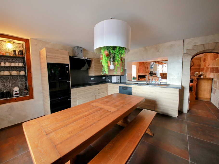 Cuisine toute équipée - La Ferme à Gaston, gîte de groupe