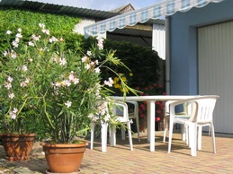 Terrasse privative ombragée 28m²