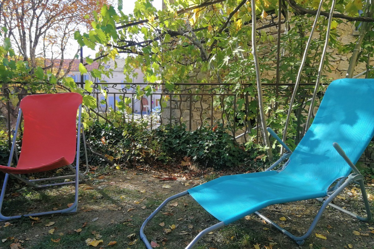 Jardinet ombragé, Les Marronniers, Reillanne