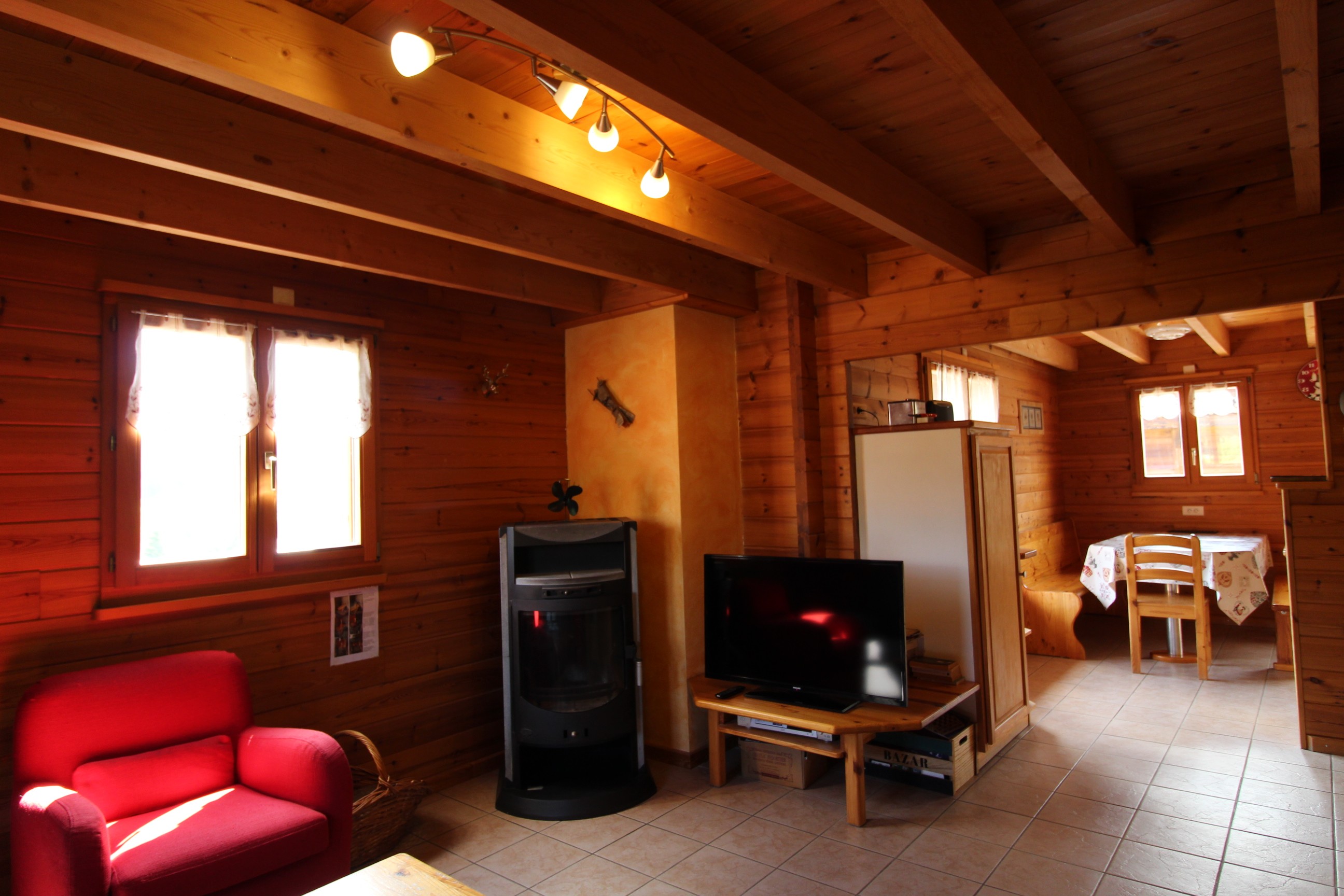 Salon / séjour - Chalet des Brimbelles
