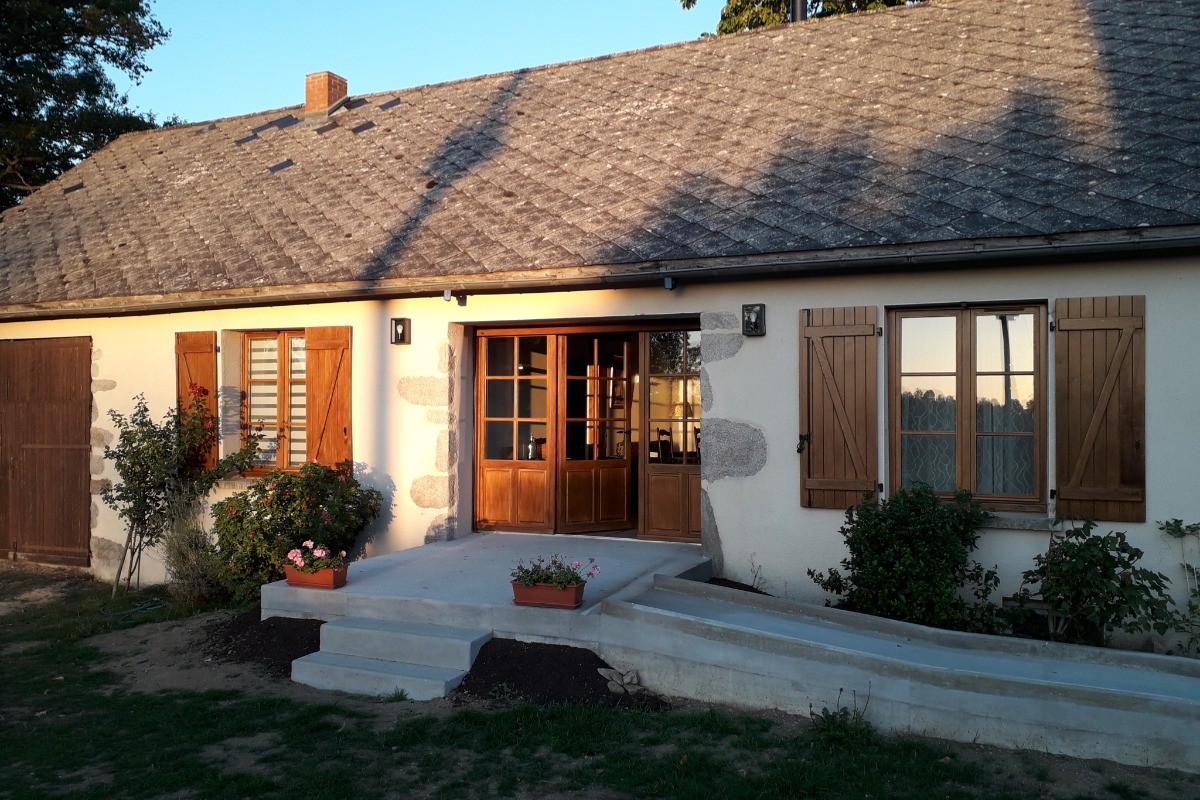 Entrée du gîte de l'Abeille Noire