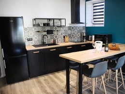 Cuisine Gîte Appart'Edith La Neuville aux Larris