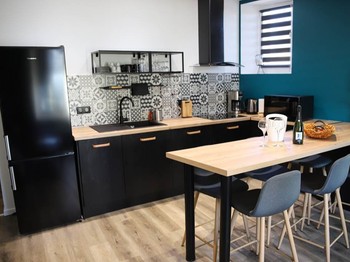 Cuisine  Gîte Appart'Edith La Neuville aux Larris