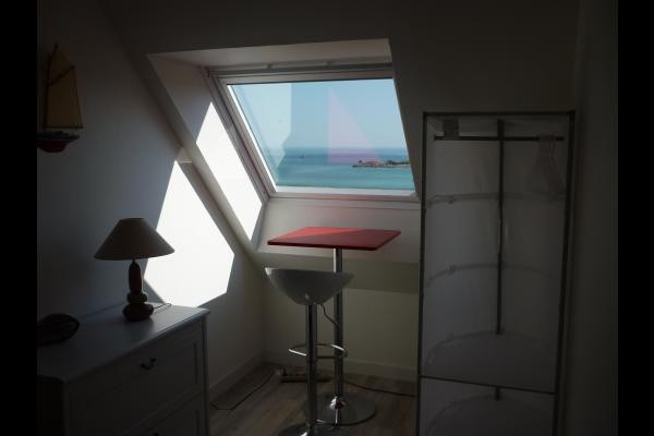 Vue mer depuis chambre étage