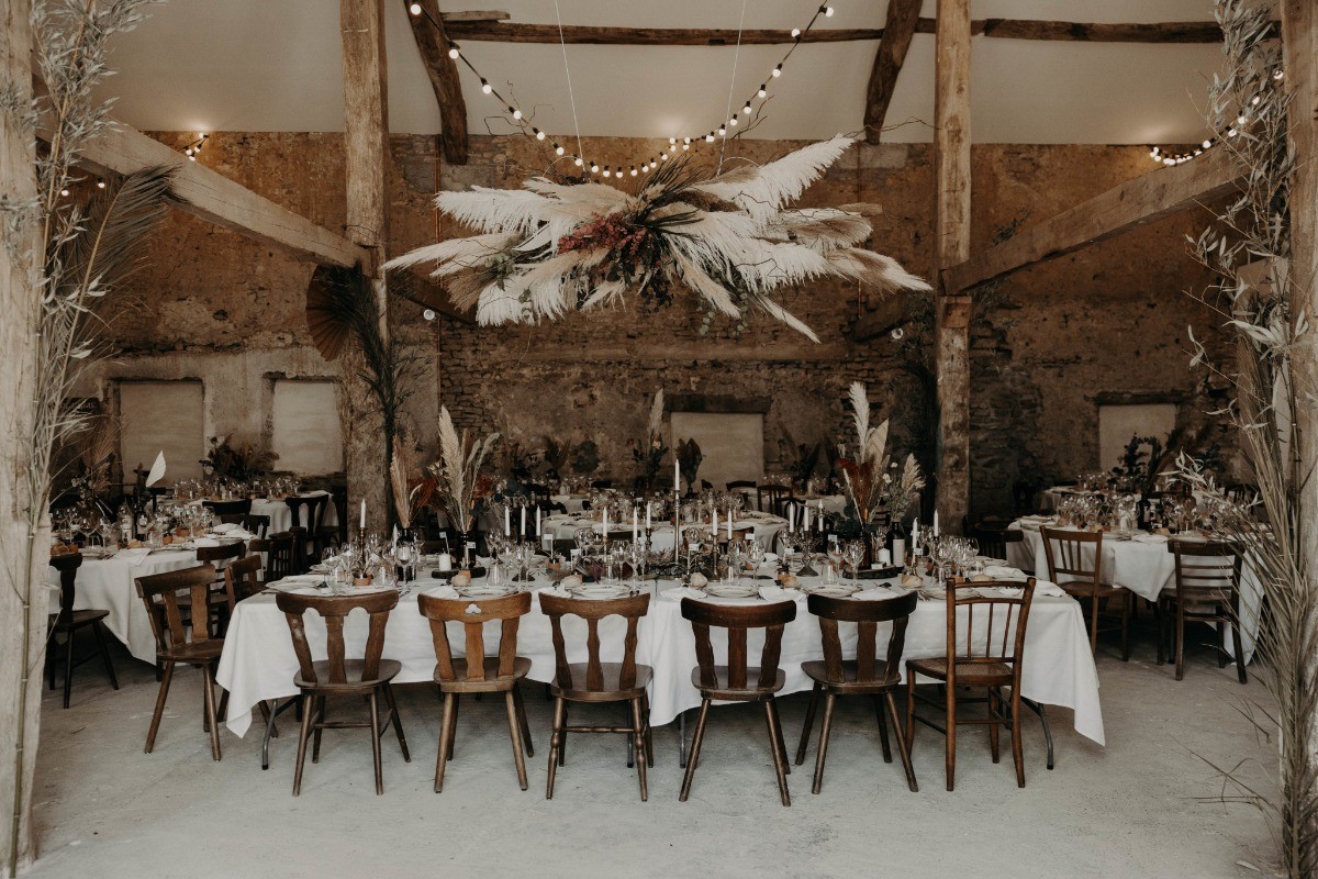 Salle réception - Château-ferme d'Aboncourt