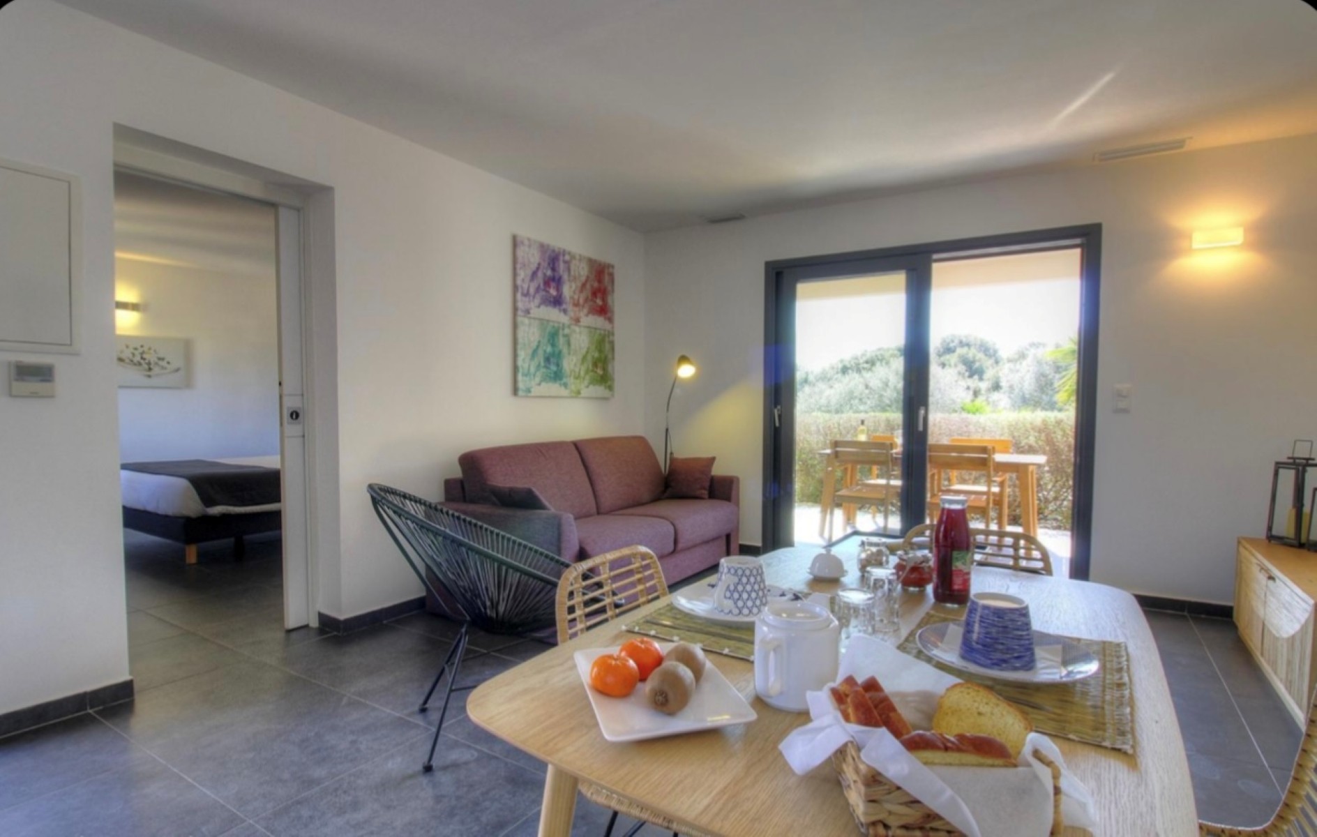 Vue d'ensemble gîte Lili