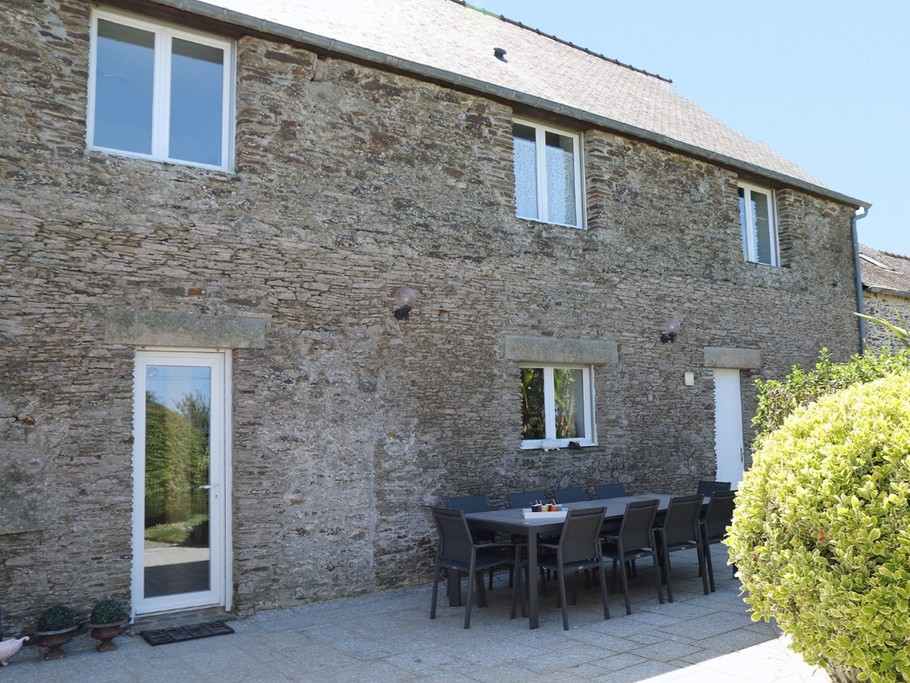 Façade arrière de la maison, exposée nord