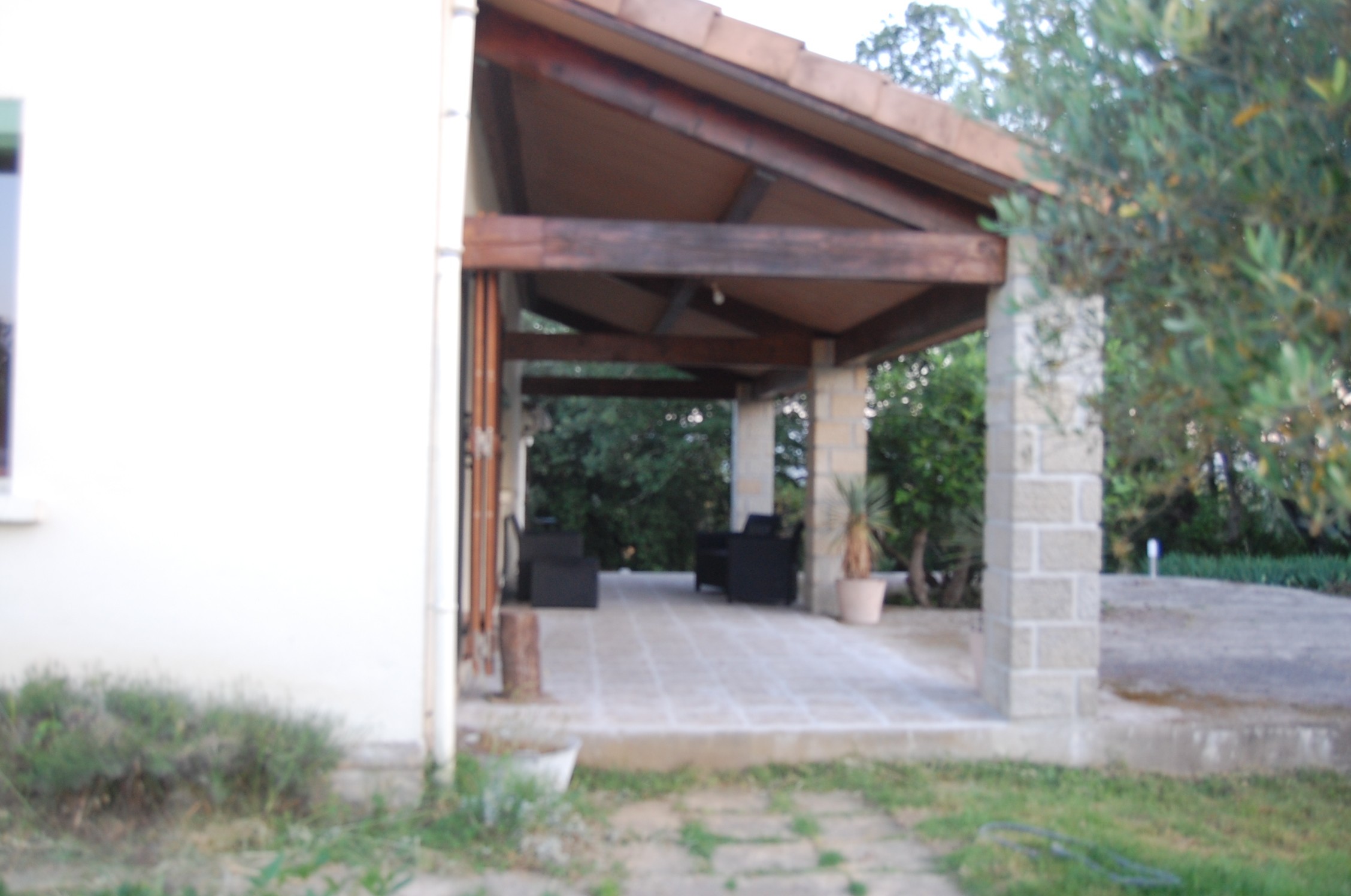 terrassse  avec mob de jardin