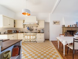 VILLA PERROSIENNE VUE MER - 12 personnes - PERROS-GUIREC - COTES D'ARMOR - BRETAGNE - cuisine équipée piano La Cornue