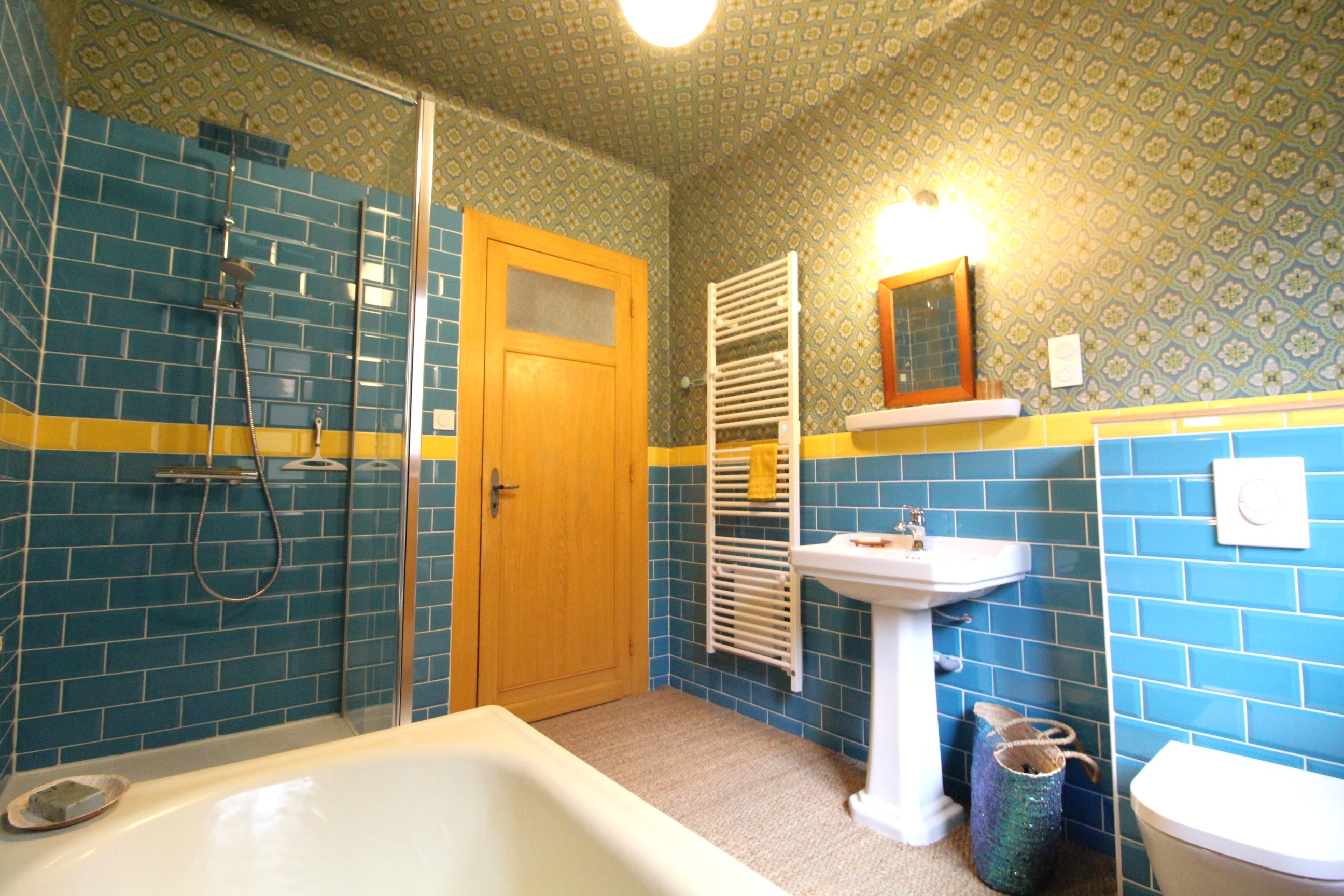 Salle de bain partagée - Chambre "La Lisière", la maison de Marie