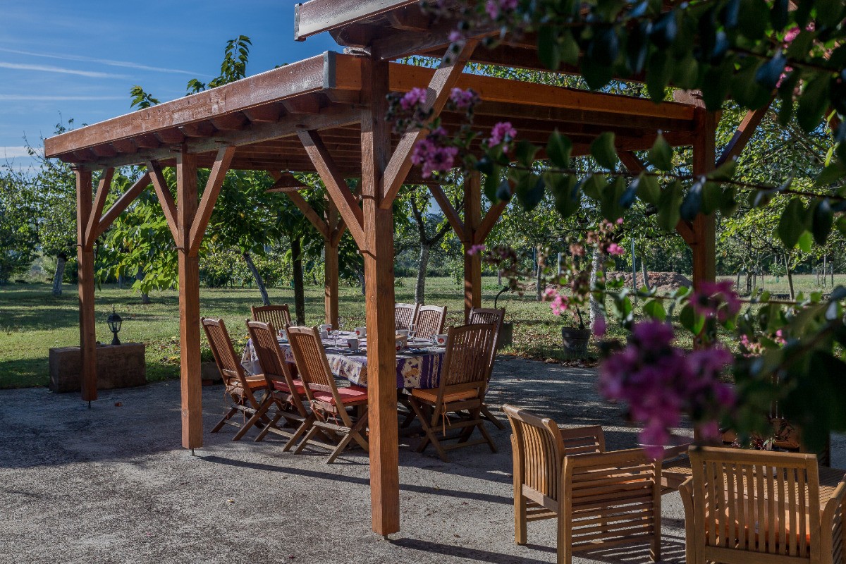 la terrasse des petits dej.