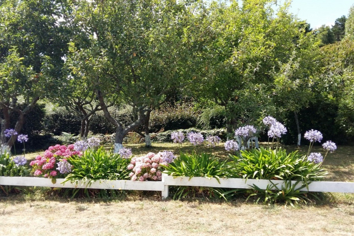 espace commun du jardin aux 4 locations