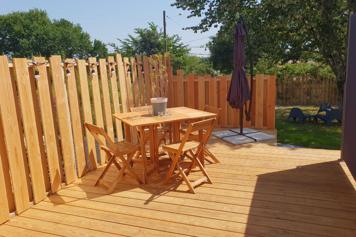 La terrasse pour profiter des beaux jours