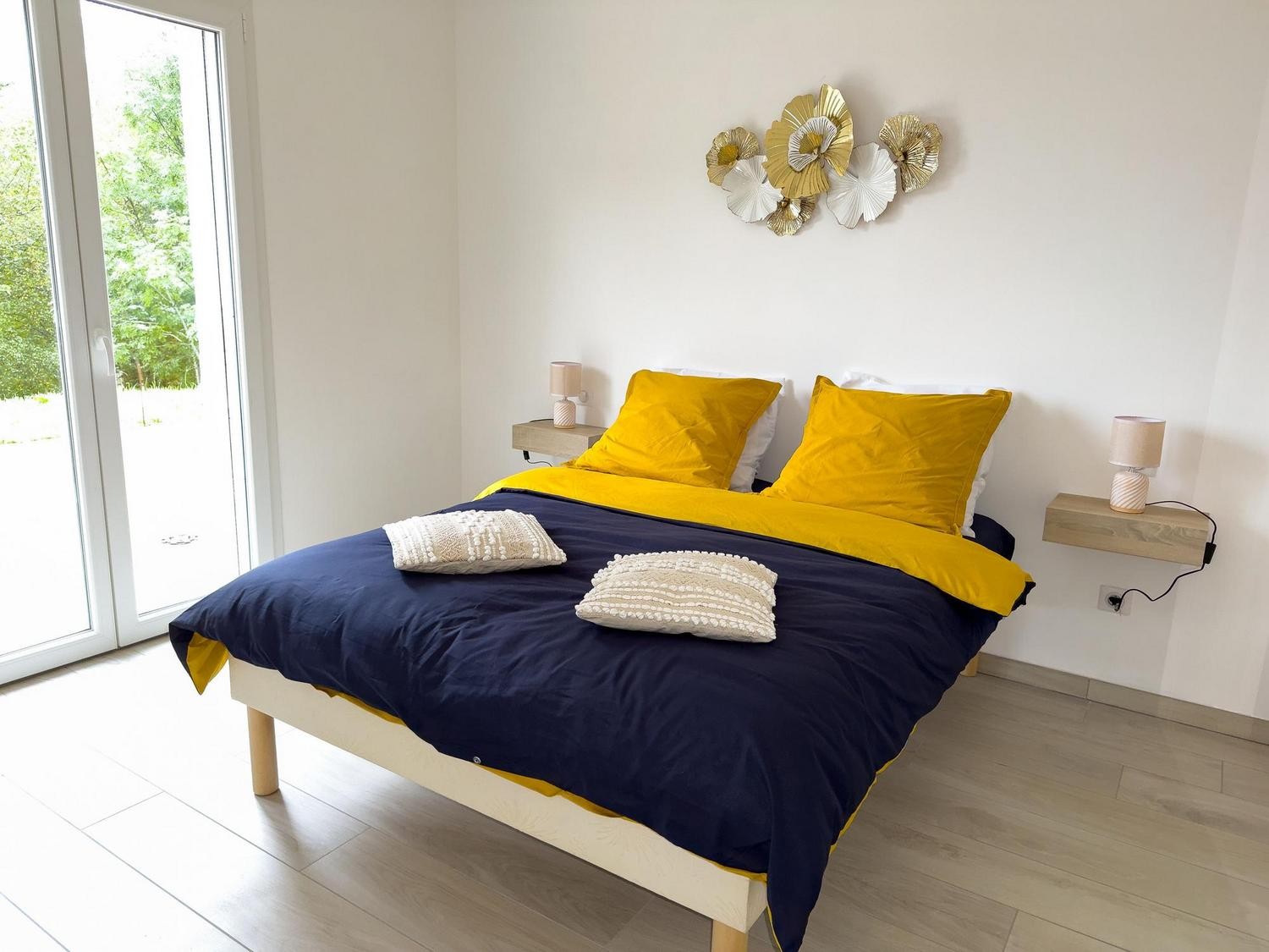 Chambre n°1 - Gîte Chêne à Anould, plain-pied moderne près des lacs et randonnées