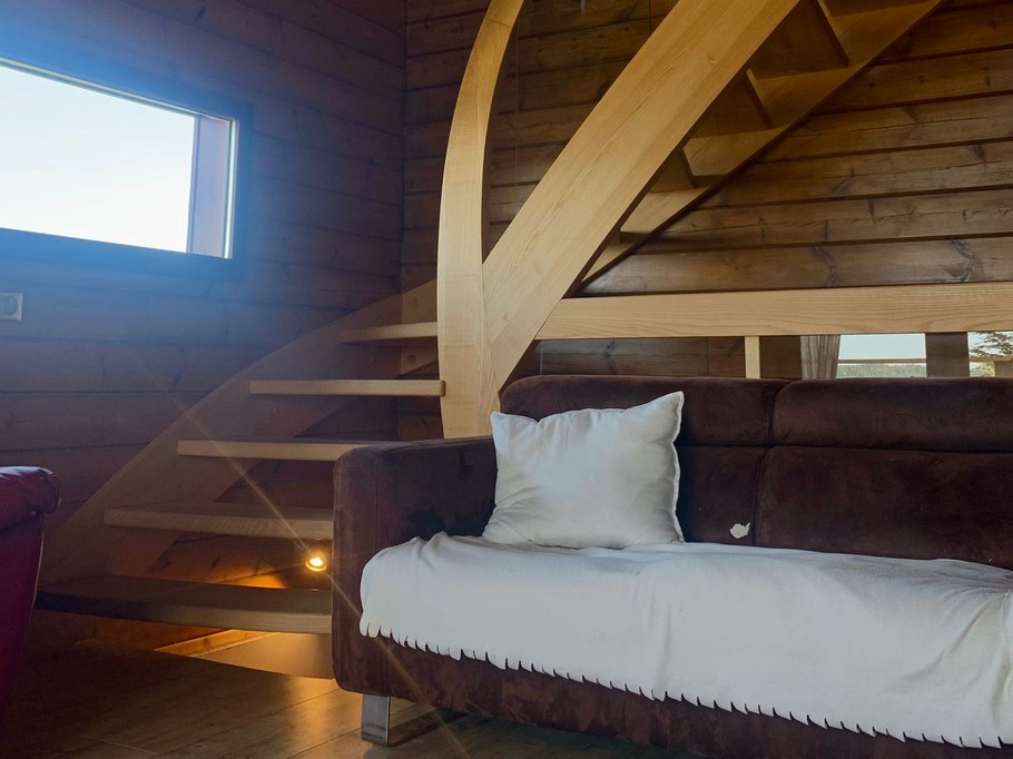 Salon/ séjour - Gîte chalet paisible