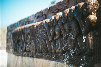 fresque de la piscine