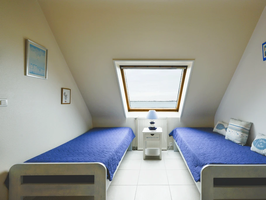 Chambre n°2 vue mer (2 lits de 90 cm)
