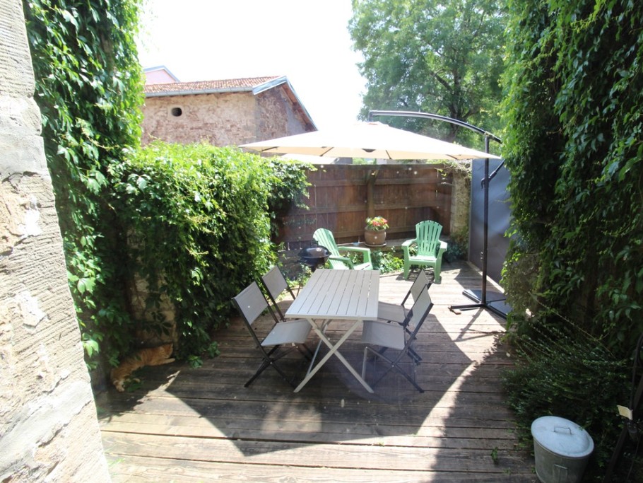 Terrasse agréable