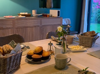 petit-déjeuner au coin des Aromates