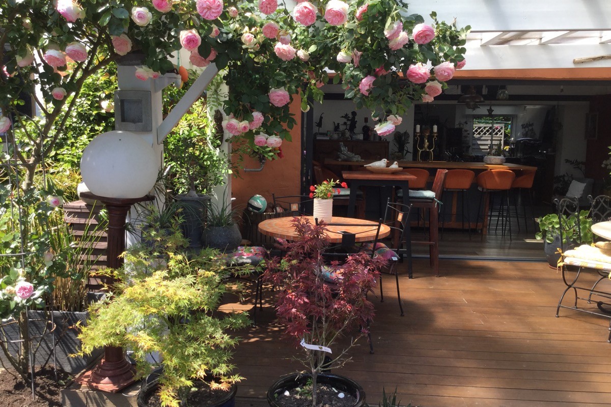 Terrasse du petit-déjeuner