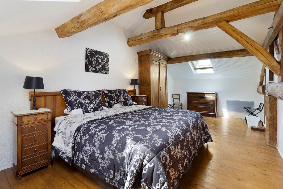 Le Farat - Gîte La Maison de Campagne - Chambre Kingsize.