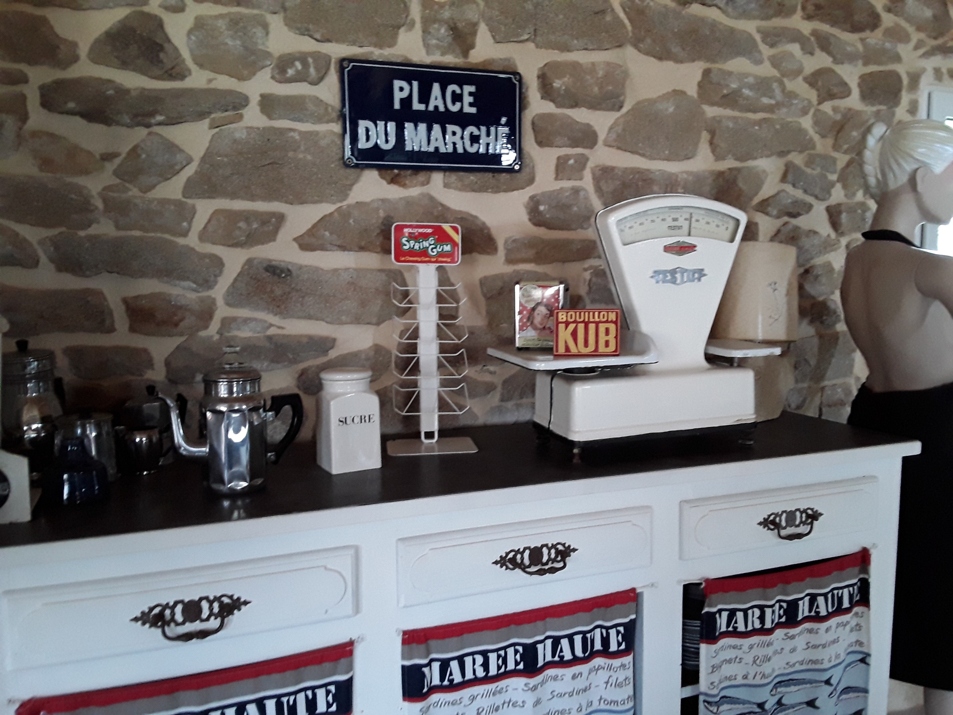 Décoration brocante dans le séjour