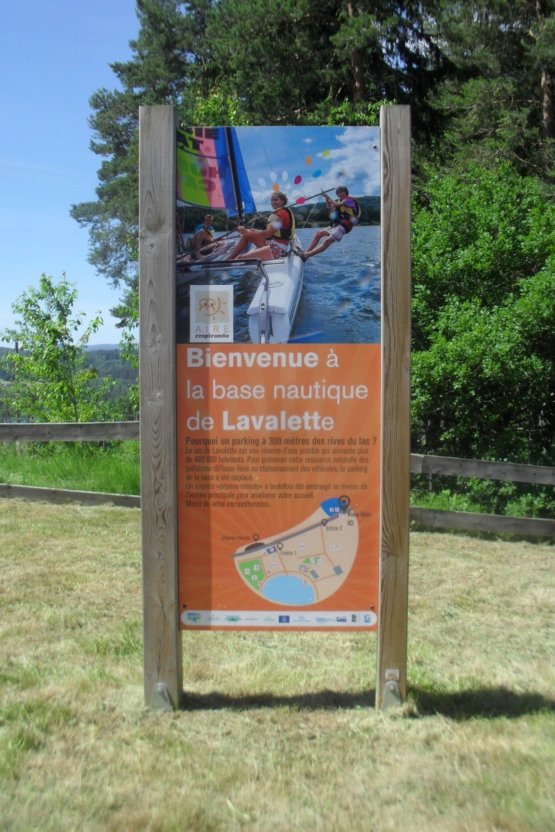 base nautique du lac de Lavalette