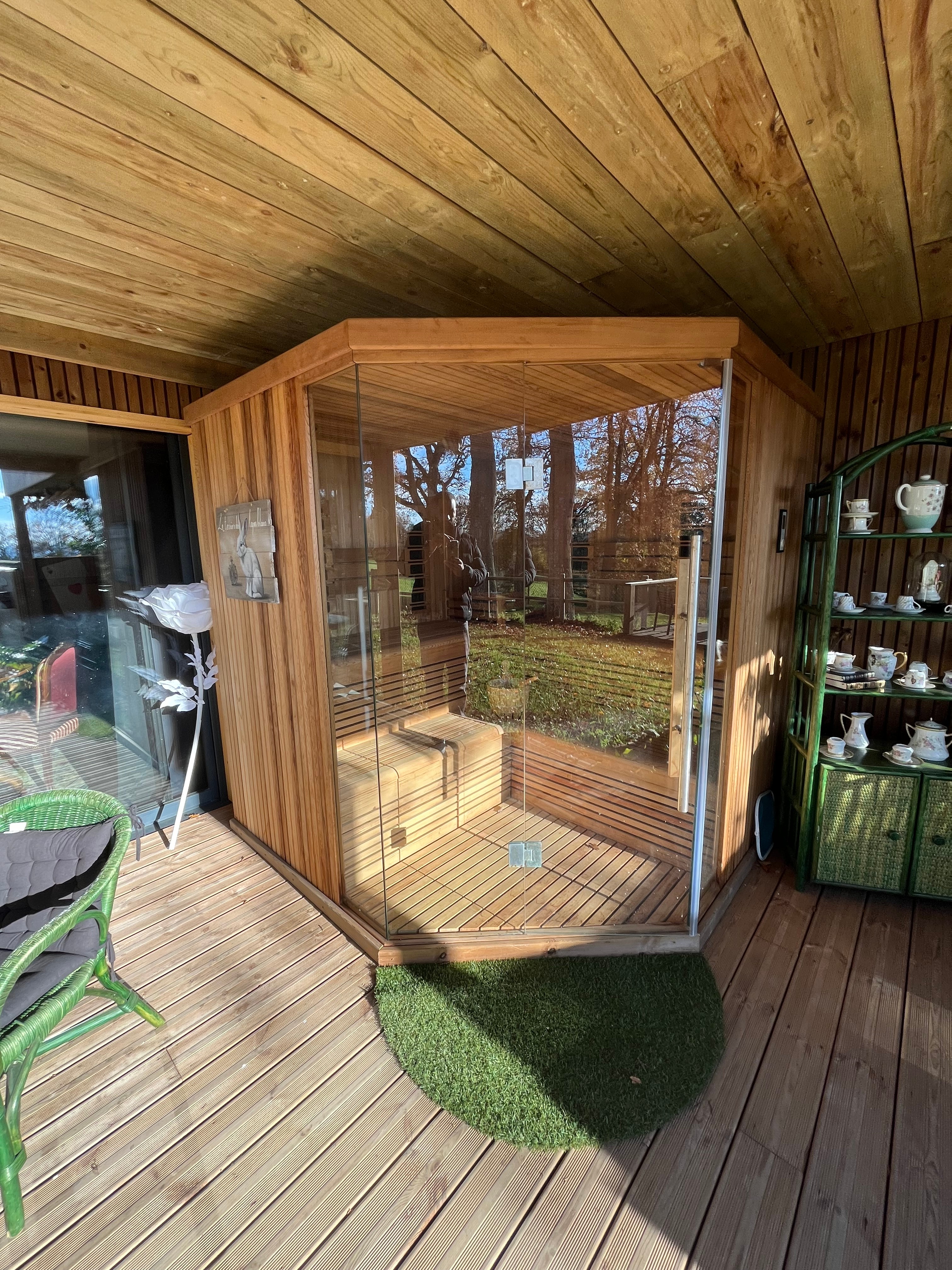 Le terrier aux merveilles Menil Hubert Location de vacances insolite sauna