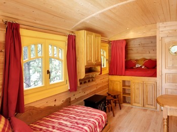 Roulotte LE BRETON pour 4 personnes, Défi Planet, à Dienné, Vienne