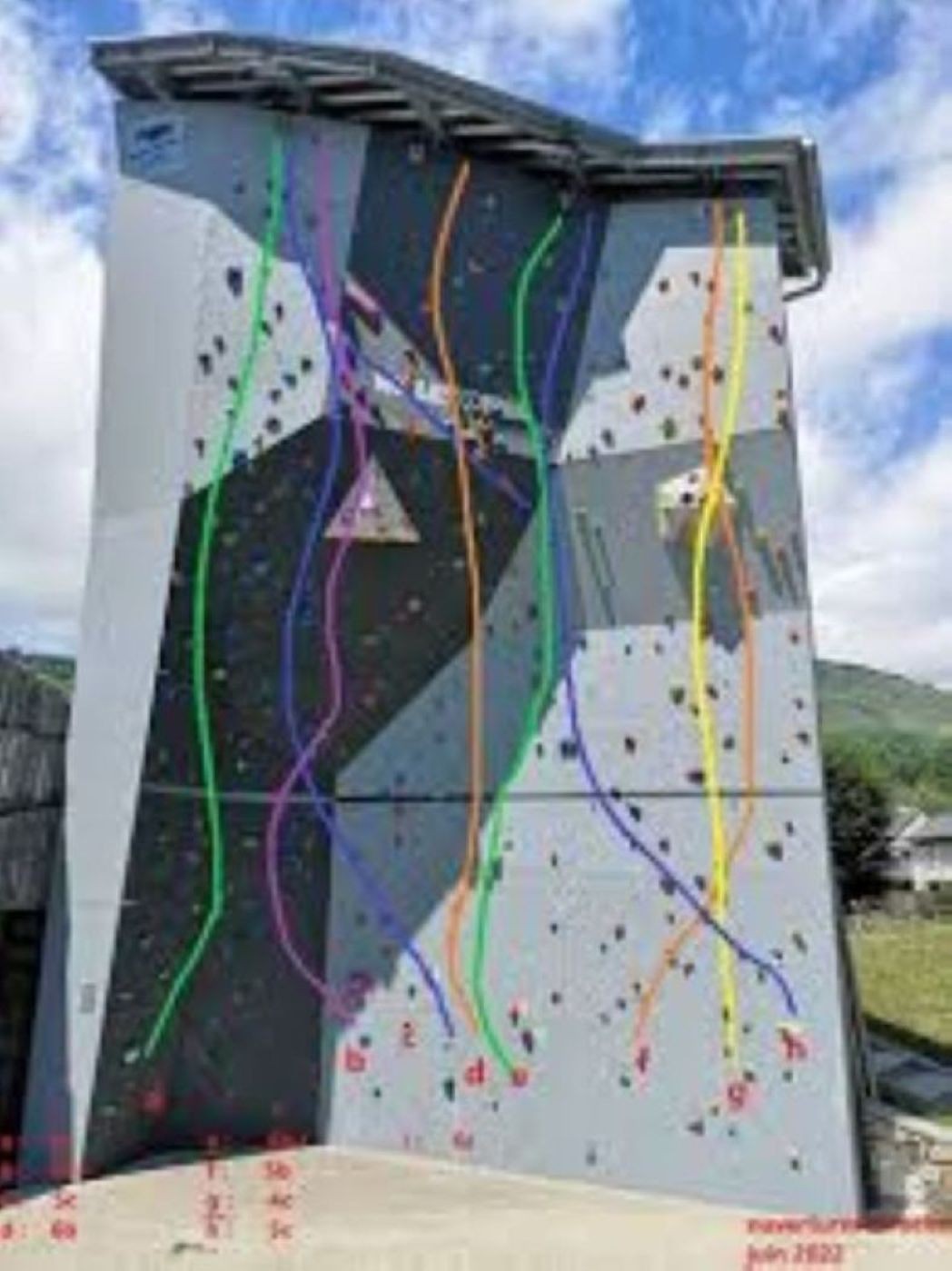 Mur d'escalade