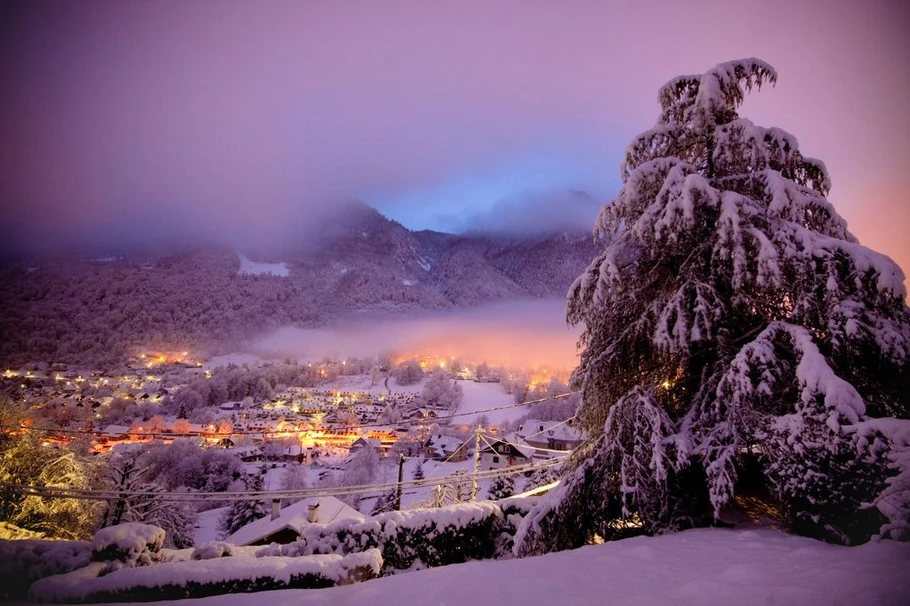Cauterets ambiance hivernale