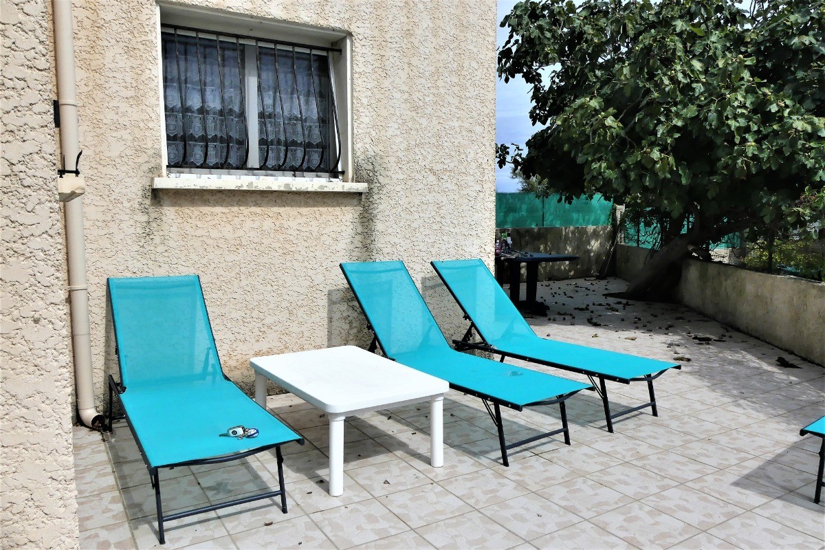 Terrasse pour bronzer