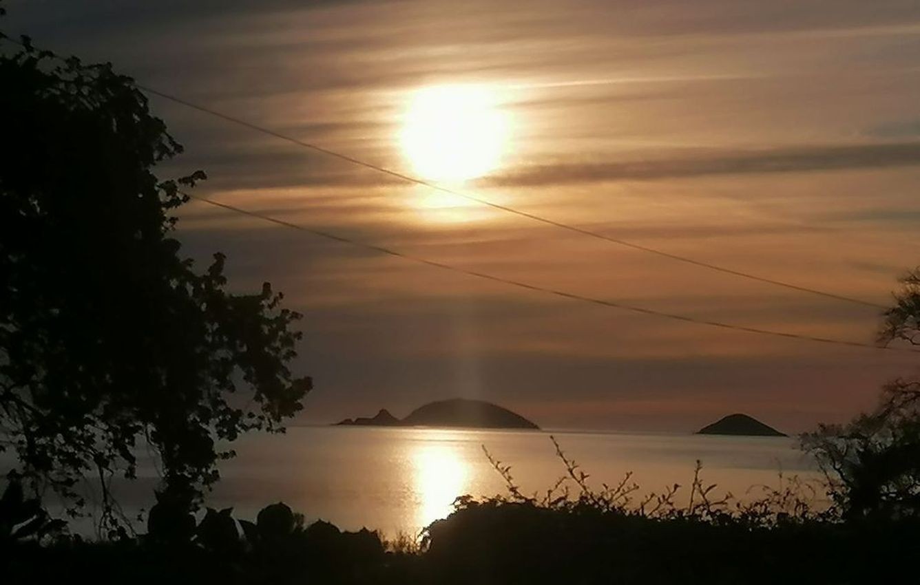 lever de soleil face au gîte