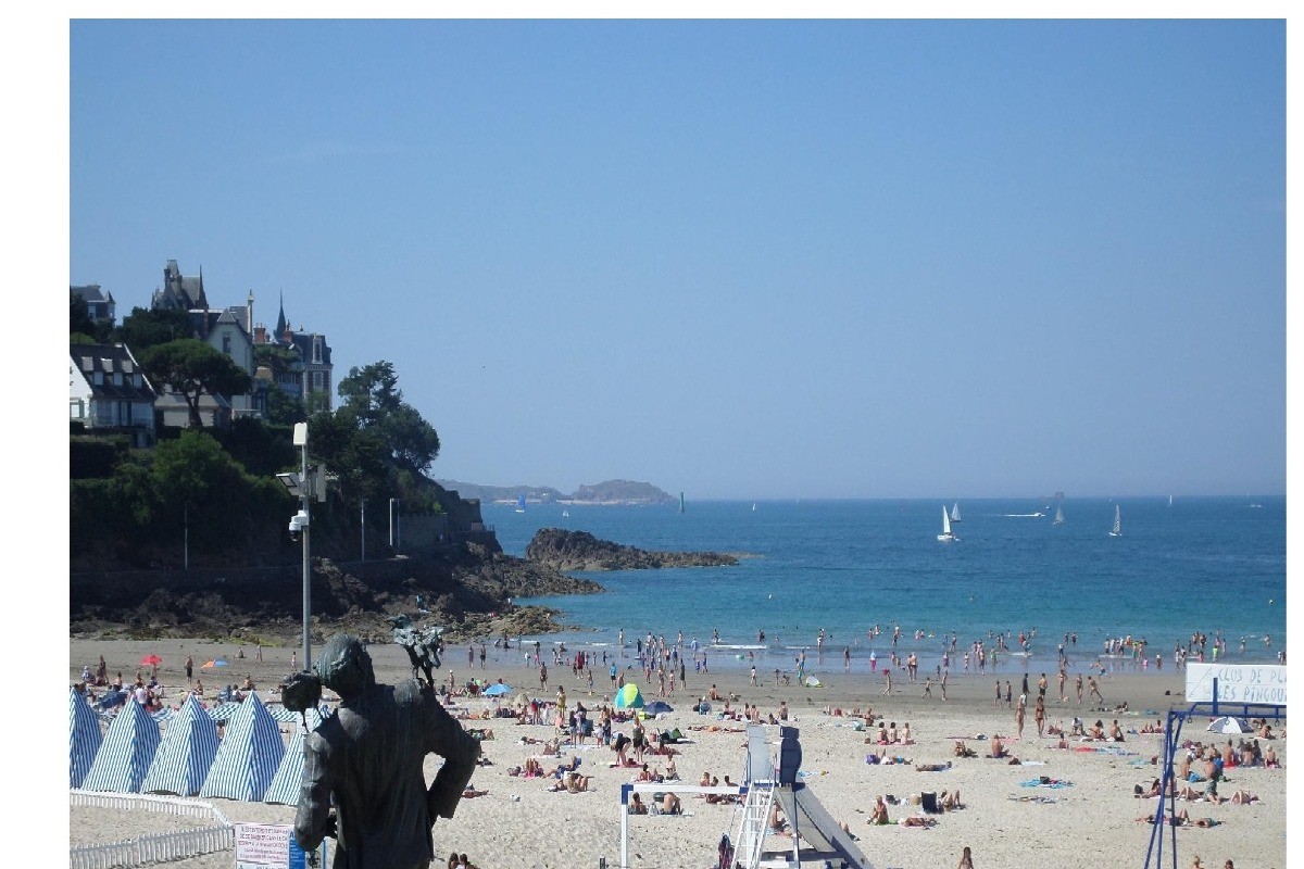 Dinard plage de l'écluse