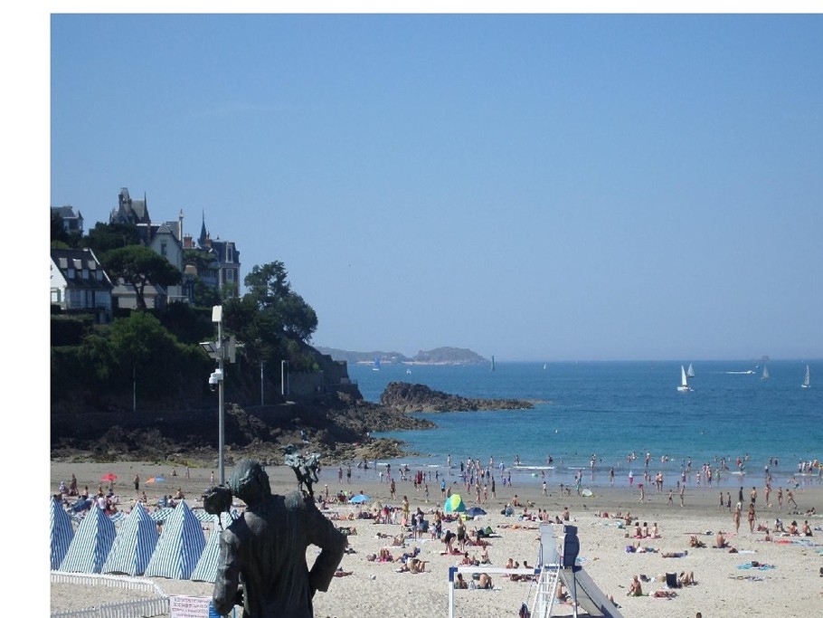 Dinard plage de l'écluse