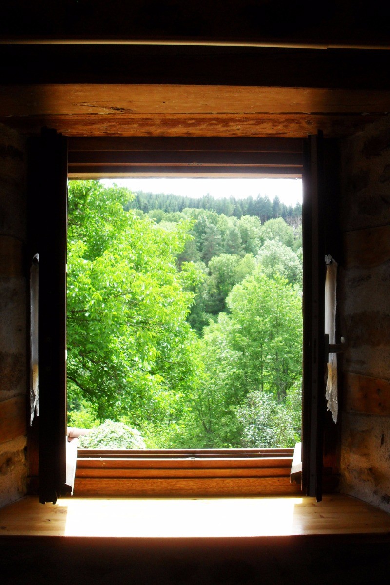 Belle vue depuis les chambres !