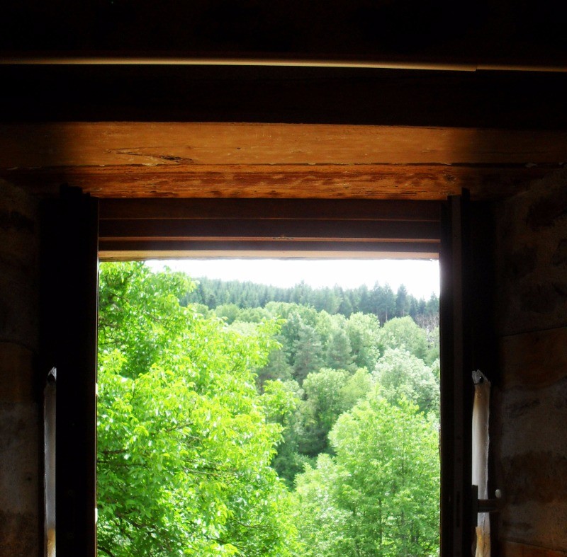 Belle vue depuis les chambres !