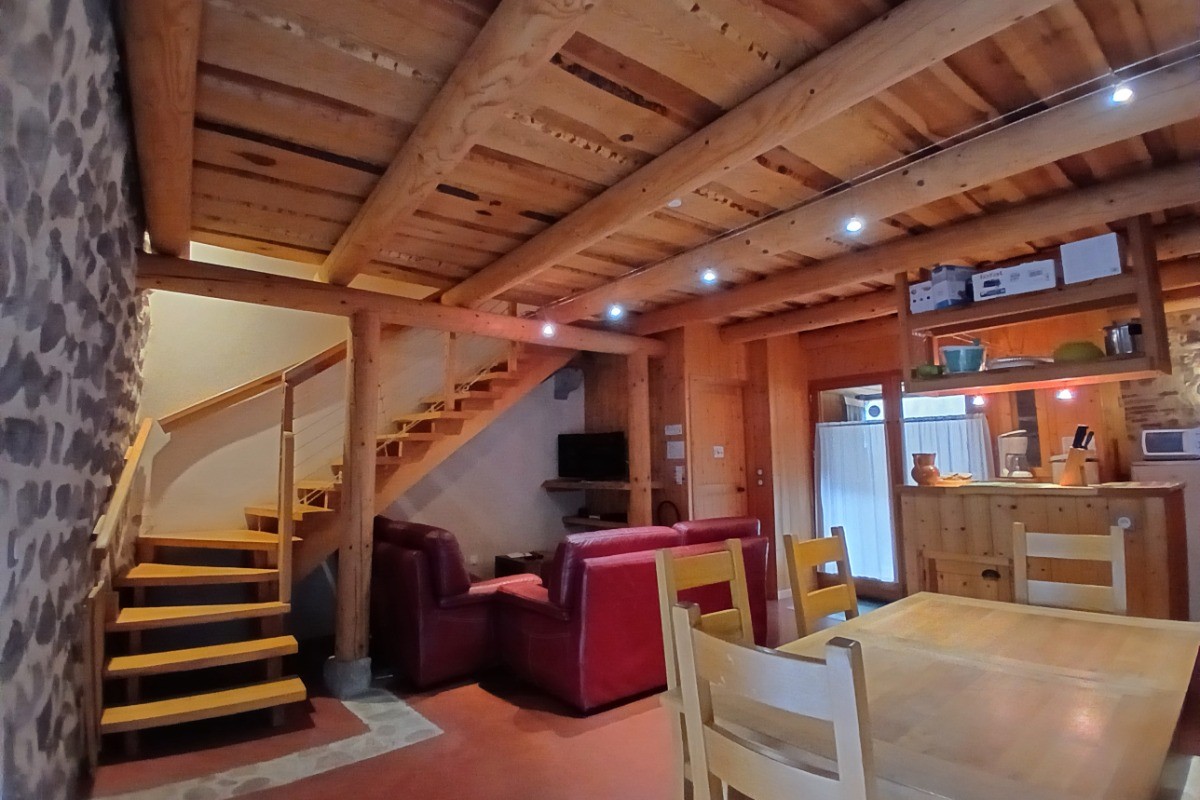 Maison vigneronne - Champdieu - Pièce de vie