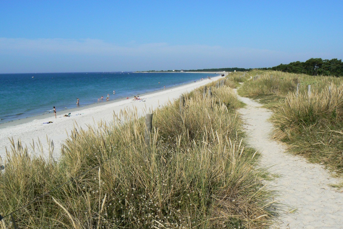 Coat-Clevarec beach in Mousterlin
