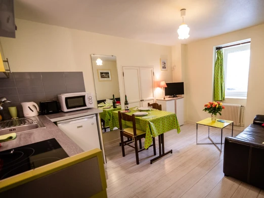 Location "Île verte" dans la maison de Marilou en plein coeur de ville (Côtes d'Armor, Bretagne) - salon séjour