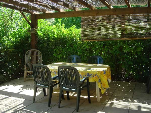 la terrasse ombragée