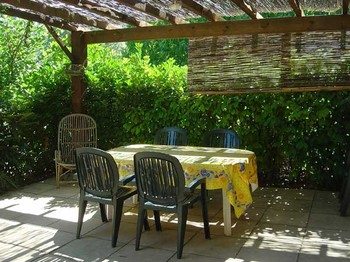 la terrasse ombragée