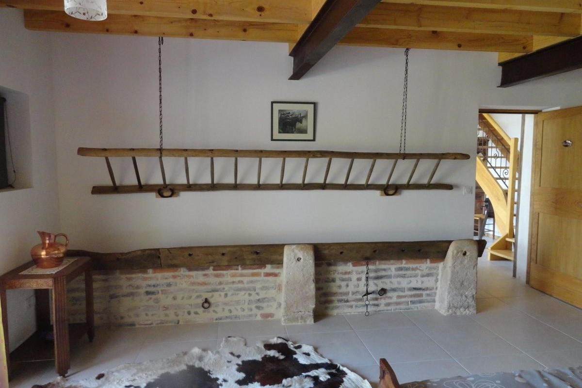 Ferme Passion - Chambre Bugey - Décor râtelier