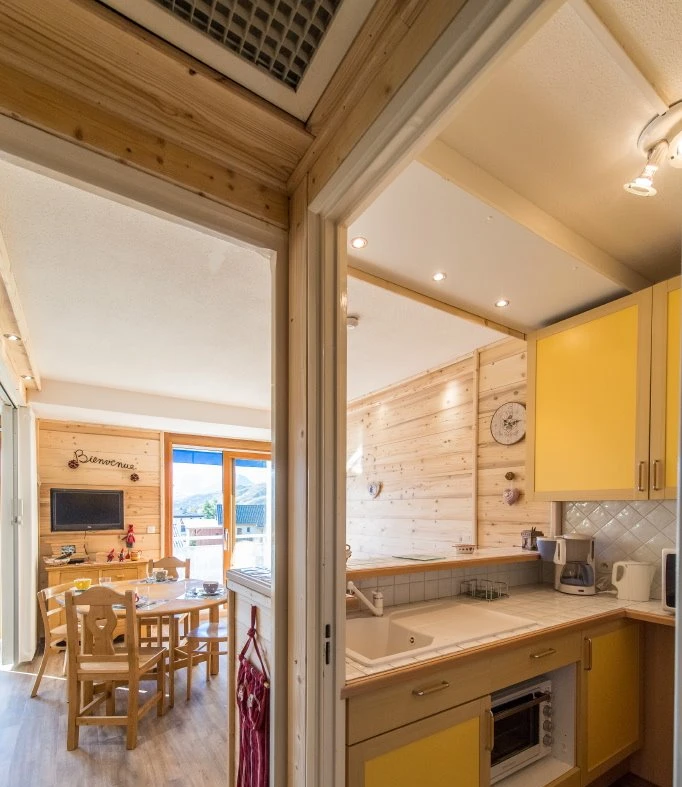 Studio Les Aiguilles n°507 - le coin cuisine