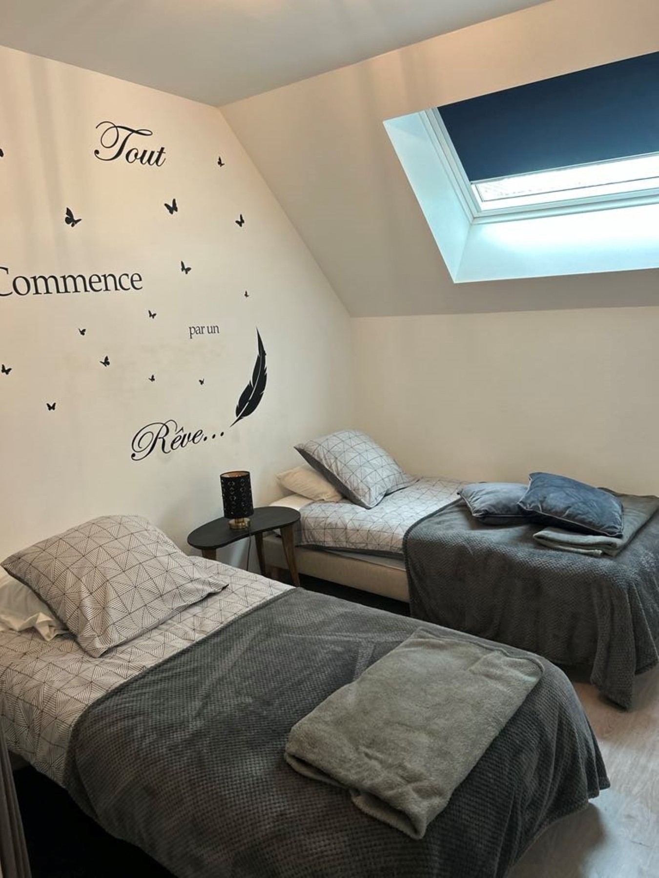 Chambre 2 lits simples