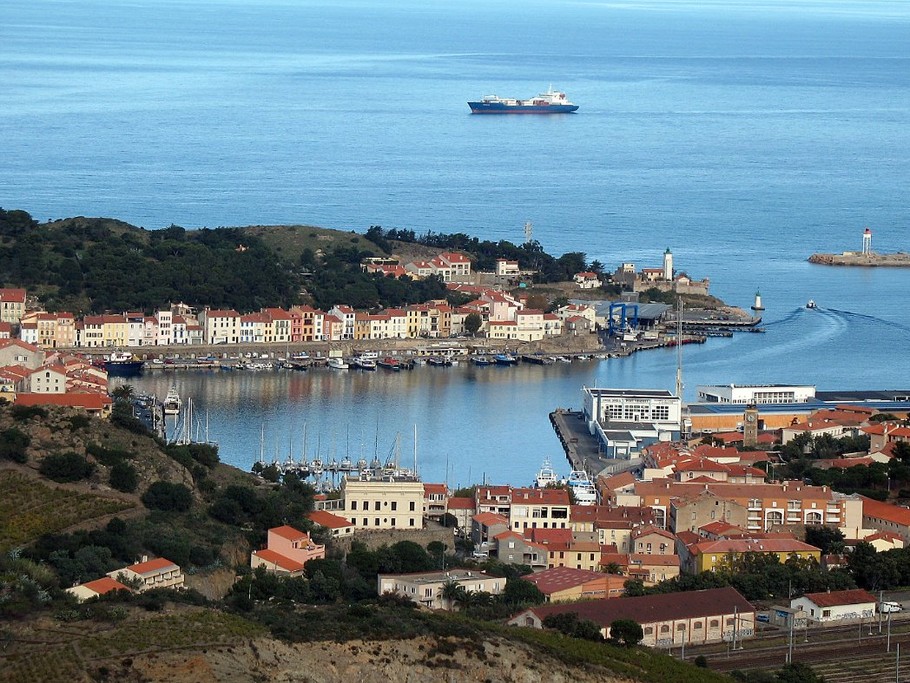 Vue de Port-Vendres
