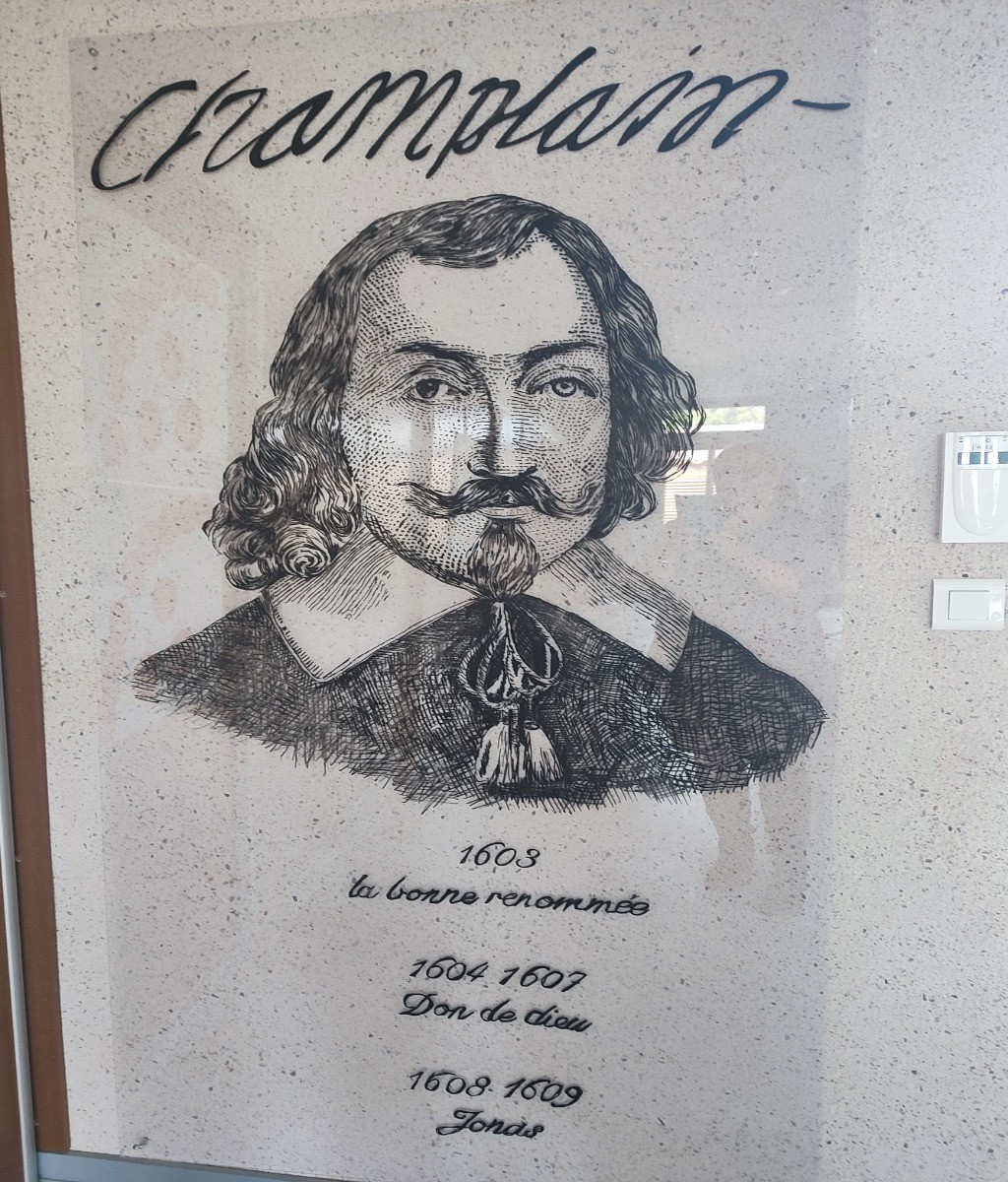 Portrait de Champlain, natif de Brouage