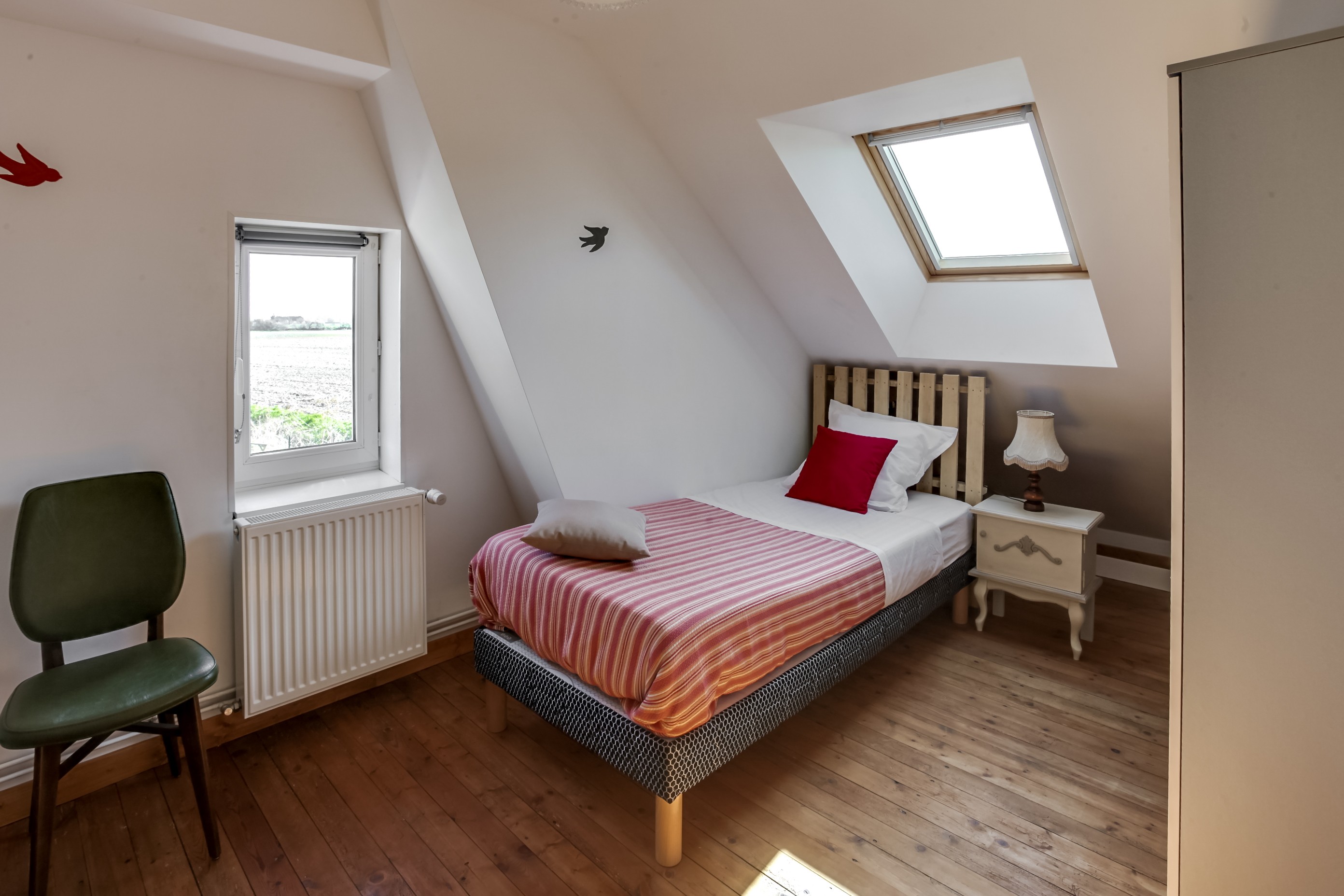 chambre à l'étage - Saint Pierre Brouck - Nord 59